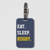 Essen Sleep Rugby Gepäckanhänger (Vorderseite Vertikal)
