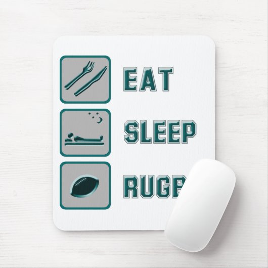 Essen Sleep Rugby Mousepad (Mit Mouse)