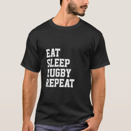 Essen Sleep Rugby Wiederholung Sport Themed T-Shirt