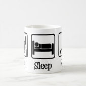 Essen Sleep Run Motivierend Runner Kaffeetasse (Mittel)