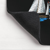 Essen Sleep Sailing Wiederholung nautischer Boot-S Mousepad (Ecke)