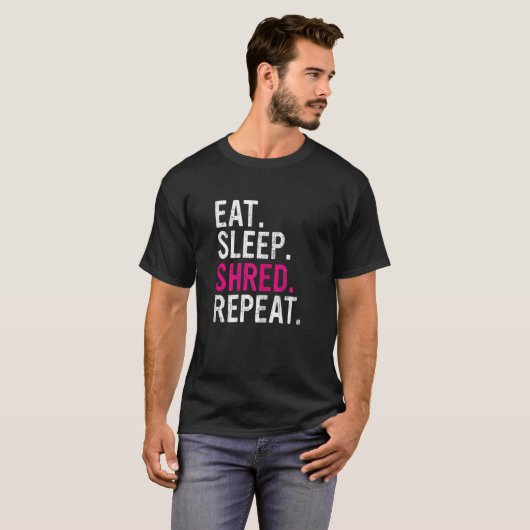Essen Sleep Shred Repeat MTB T-Shirt (Vorne ganz)