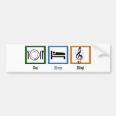 Essen Sleep Sing Autoaufkleber (Vorne)