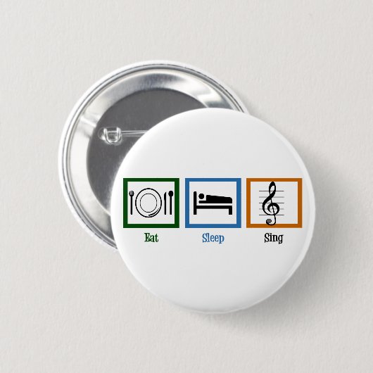 Essen Sleep Sing Button (Vorne & Hinten)