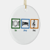 Essen Sleep Sing Keramikornament (Rechts)
