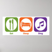 Essen Sleep Sing Poster (Vorne)