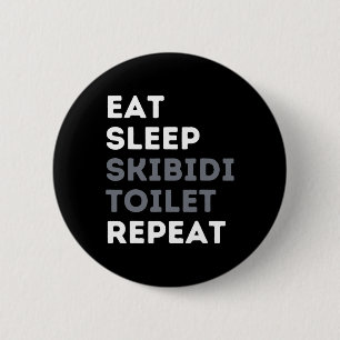 Essen Sleep Skibidi Toilette Wiederholung Funny Sk Button