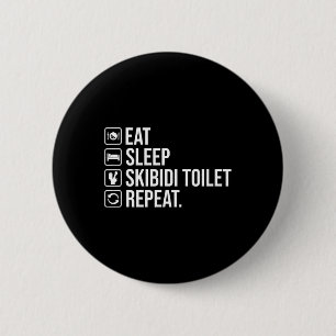 Essen Sleep Skibidi Toilette Wiederholung Funny Sk Button