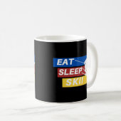 Essen Sleep Skii Baby Kaffeetasse (VorderseiteRechts)
