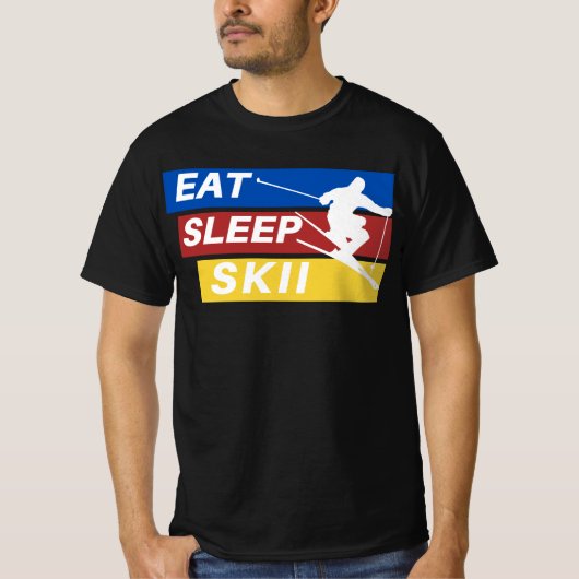 Essen Sleep Skii T-Shirt (Vorderseite)