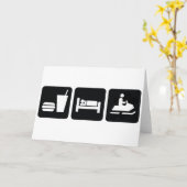 Essen Sleep Snowmobile Karte (Gelbe Blume)