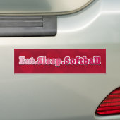 Essen Sleep Softball Autoaufkleber (Auf Auto)