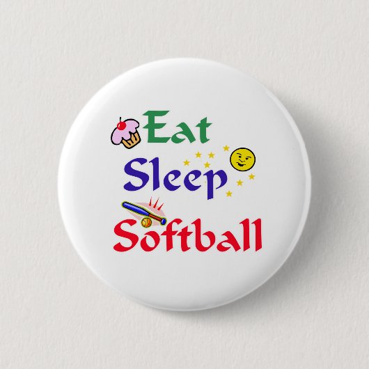 Essen Sleep Softball Button (Vorderseite)