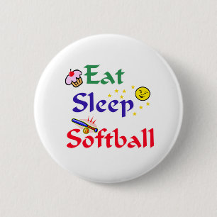 Essen Sleep Softball Button