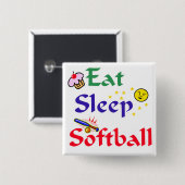 Essen Sleep Softball Button (Vorne & Hinten)