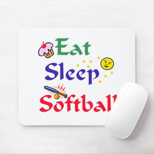 Essen Sleep Softball Mousepad (Mit Mouse)