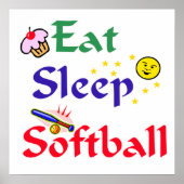 Essen Sleep Softball Poster (Vorne)