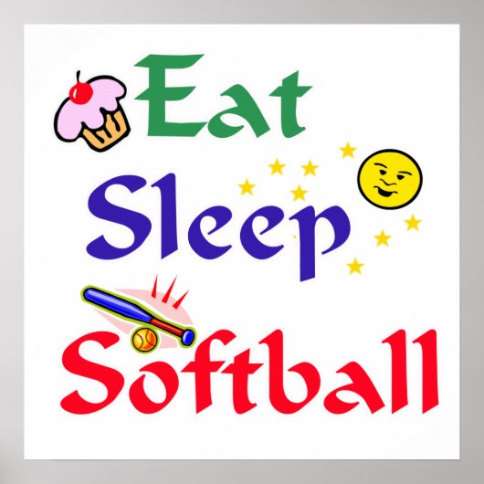 Essen Sleep Softball Poster (Vorne)