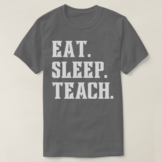Essen Sleep Teach T-Shirt (Design vorne)