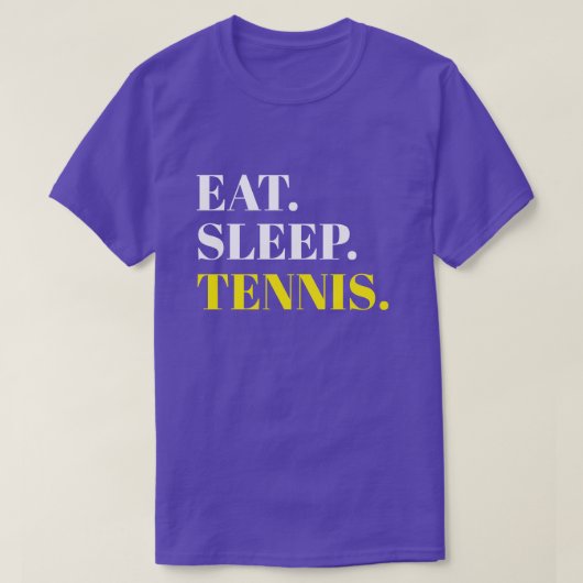 Essen Sleep Tennis Lila T-Shirt (Design vorne)