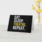 Essen Sleep Theater Wiederholung Schauspieler Gesc Karte (Gelbe Blume)