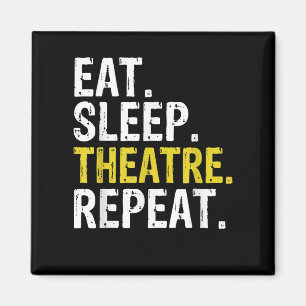 Essen Sleep Theater Wiederholung Schauspieler Gesc Magnet