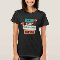 Essen Sleep Tischtennis Wiederholen Ping Pong Spor