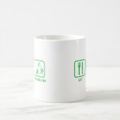 Essen Sleep Triathlon Kaffee Tasse (Mittel)