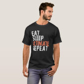 Essen Sleep Ultimate Repeat Hardcore Frisbee T-Shi T-Shirt (Vorne ganz)