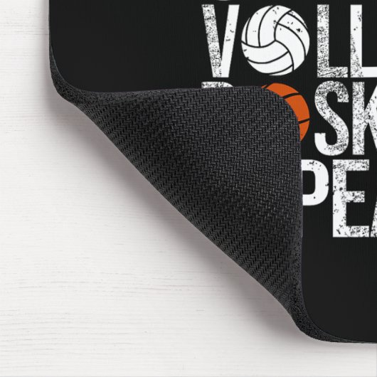 Essen Sleep Volleyll Sketll Wiederholung Funny Ll Mousepad (Ecke)