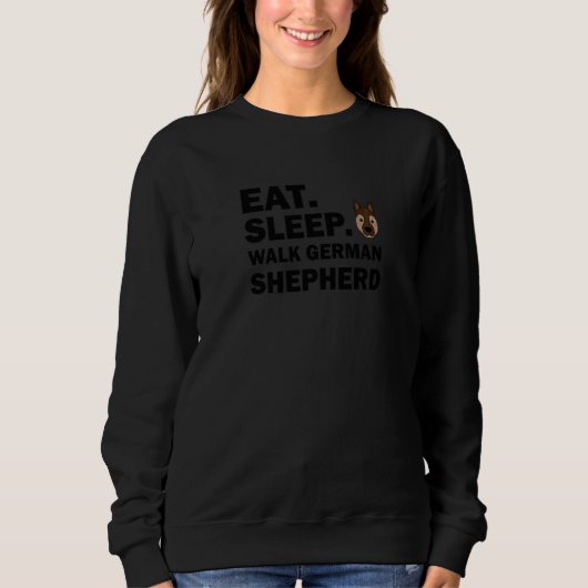 Essen Sleep Walk German Shepherd Dog Sweatshirt (Vorderseite)
