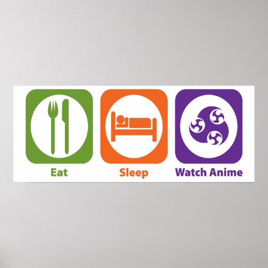 Essen Sleep Watch Anime Poster (Vorne)