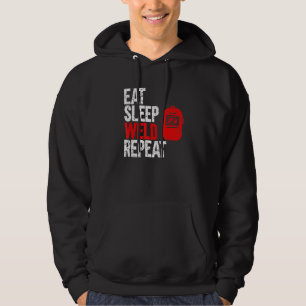 Essen Sleep Weld Repeat Welder Hoodie