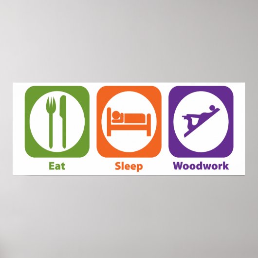 Essen Sleep Woodwork Poster (Vorne)