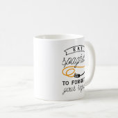 Essen Spaghetti Kaffeetasse (VorderseiteRechts)