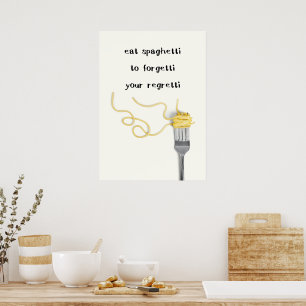 Essen Spaghetti Poster