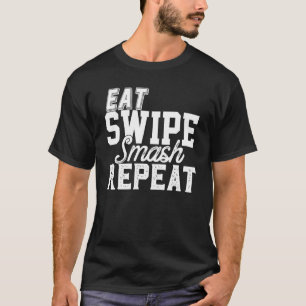 Essen Swipe Smash Online-Single Verabreden Py Frat T-Shirt