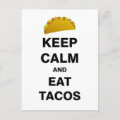 Essen Tacos Postkarte (Vorderseite)