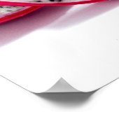 Essen Thema Poster mit Drachenfrucht. (Ecke)