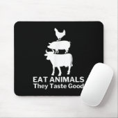 Essen Tiere Funny Grillen Grilling Mousepad (Mit Mouse)