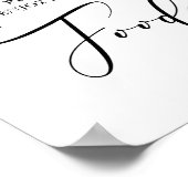 Essen Tisch Schilf Olivenöl Leaf Grüne Hochzeit Poster (Ecke)