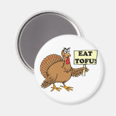 Essen Tofu Magnet (Vorderseite/Rückseite)