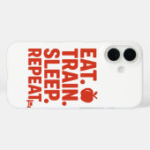 Essen Train Sleep Wiederholung Telefon Hintergrund Case-Mate iPhone Hülle (Rückseite (Horizontal))