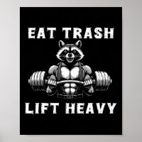 Essen Trash Lift Heavy Racoon Lifting Gym Fitness