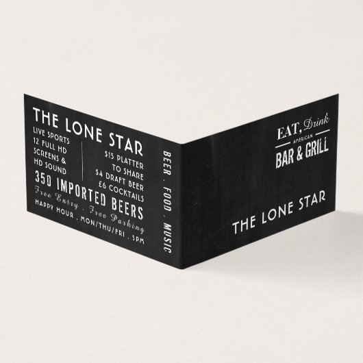 Essen, Trink-Halbpension, Pub/Brauerei, im Einzeln Visitenkarten (Vorderseite)