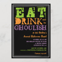 Essen, trinken & Be Ghoulish! Halloween-Party