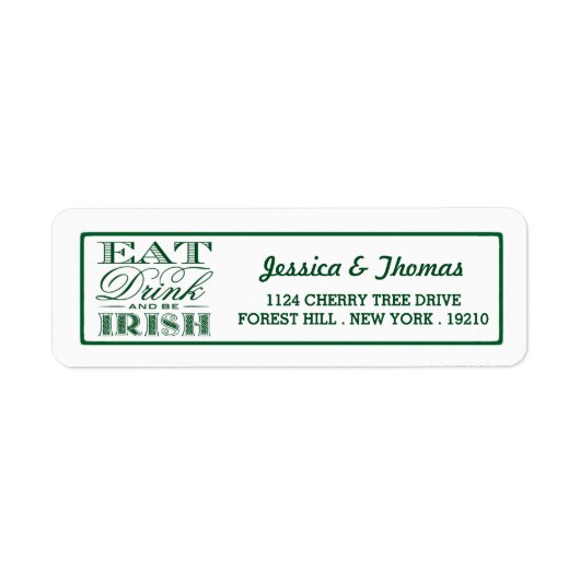 Essen, trinken & Be Irish St. Patrick's Day (Vorne)