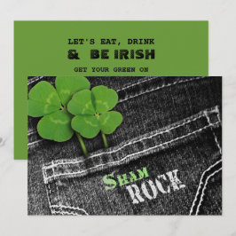 Essen, trinken & Be Irish St. Patrick's Day Einladung