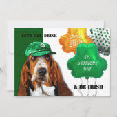 Essen, trinken & Be Irish St. Patrick's Day Party Einladung (Vorderseite)