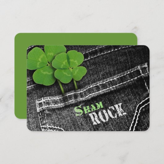 Essen, trinken & Be Irish St. Patrick's Day Party Einladung (Vorne/Hinten)